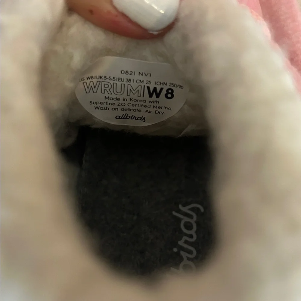 Allbirds Women's Pink High-Top‎ Shoes Sherpa